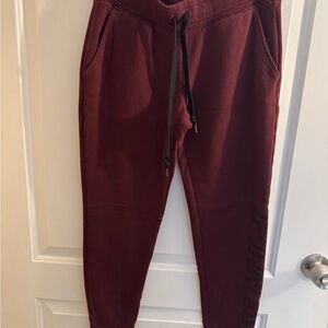 PINK Victoria's Secret Maroon Joggers